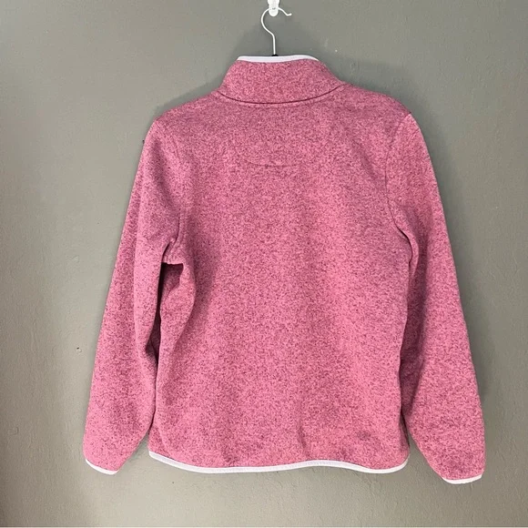 L.L. Bean Burgundy Pullover with Light Gray Details - Picture 3 of 3